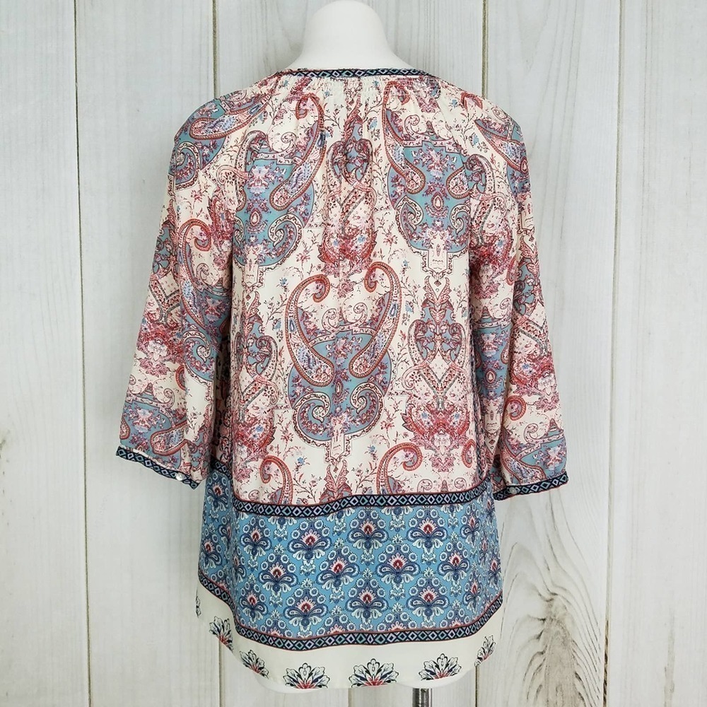 Daniel Rainn A Pea In The Pod Maternity Pregnancy Boho Top - Picture 2 of 10